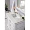 James Martin Vanities De Soto 36in Single Vanity, Bright White w/ 3 CM Eternal Jasmine Pearl Quartz Top 825-V36-BW-3EJP - alternate 3